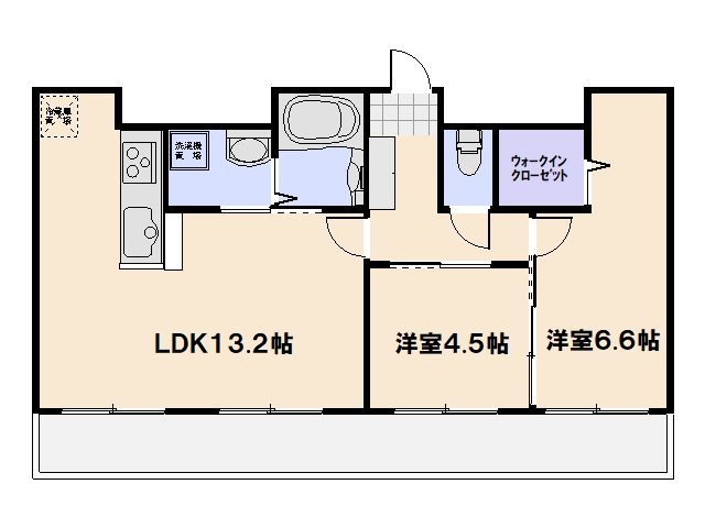 C.C.COURT五日市駅前 間取り