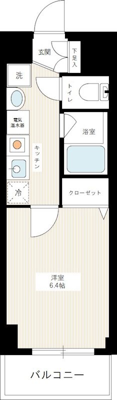 スパシエフィールドＳ新都心 0602号室 間取り