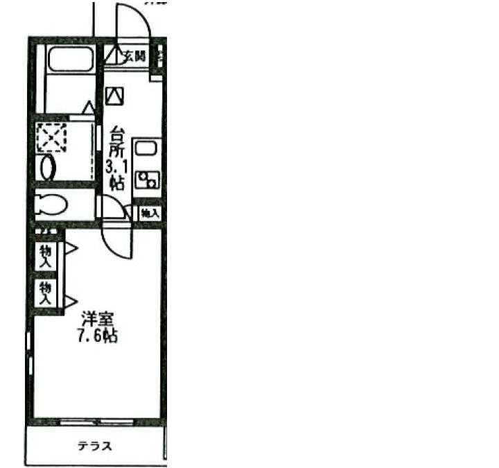 Bel Canto区役所前 間取り
