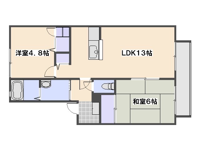 ソレイユさえき 間取り