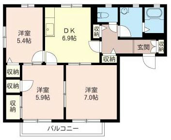 クラウンハイツ 間取り