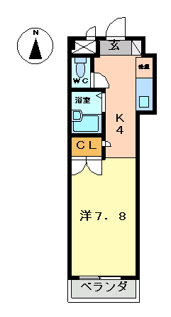 愛知県名古屋市中村区京田町１丁目 間取り