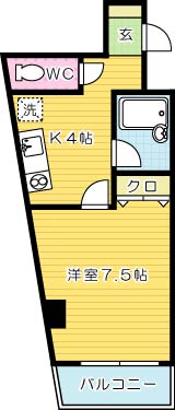 リモージュ野上 503号室 間取り