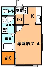 プラザコート 205号室 間取り