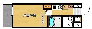 大阪府大阪市中央区南久宝寺町２丁目 間取り
