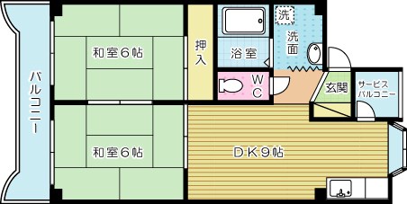 ムーブ奈須本 303号室 間取り