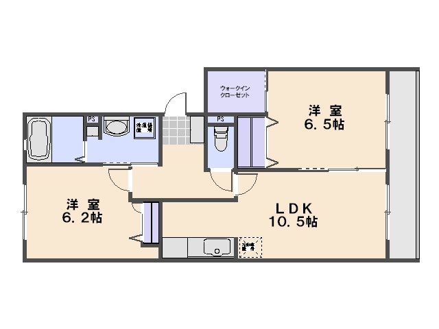 フレヴェール 間取り