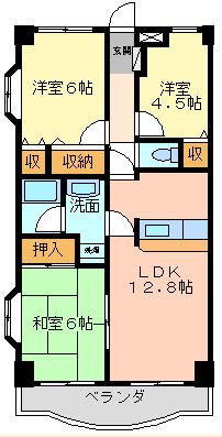 まりえ一番館 207号室 間取り