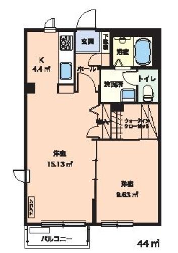 シャーメゾン粋（いき） 間取り