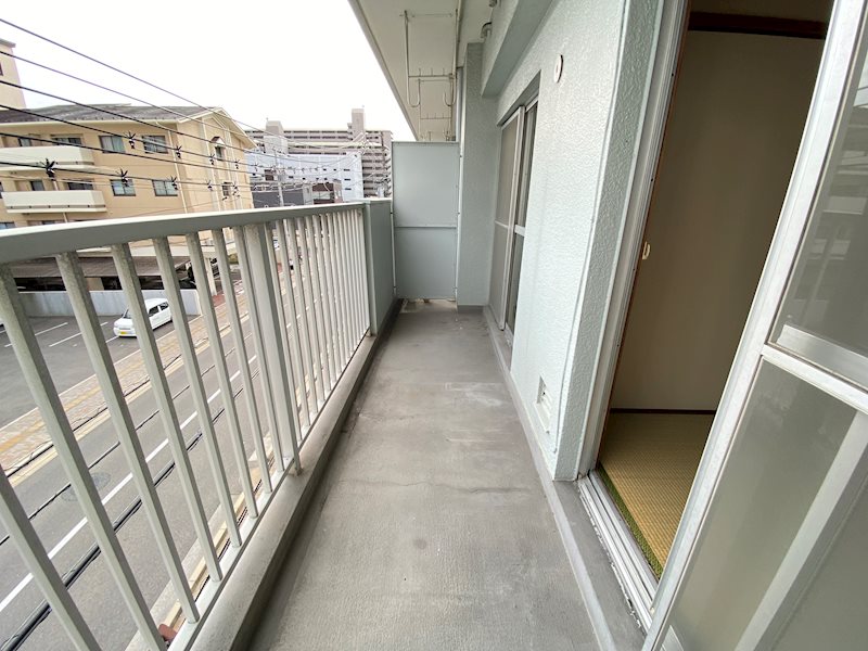 長尾マンション ベランダ