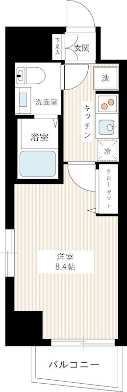 アトラス カーロ浦和常盤弐番館 0204号室 間取り