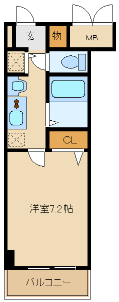 愛知県名古屋市中区正木４丁目 間取り