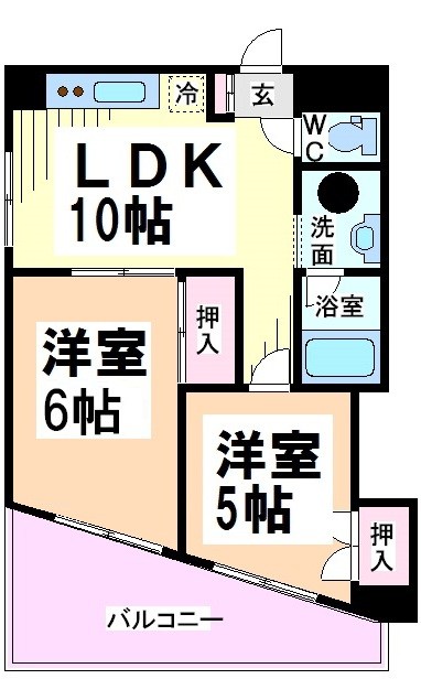 ハイツ北烏山 間取り