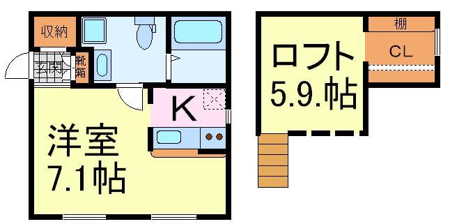 愛知県名古屋市千種区橋本町２丁目 間取り