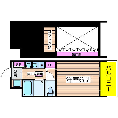 エステムコート大阪・中之島南 間取り
