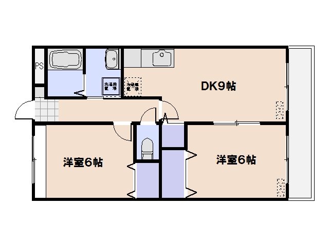 セーラパッソ 302号室 間取り