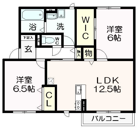 松韻舎C棟 間取り