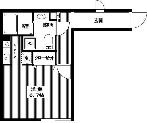 ブランシェ大宮 0304号室 間取り