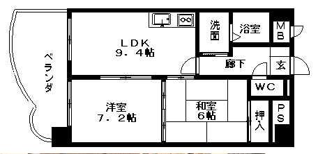 愛知県名古屋市北区大曽根３丁目 間取り