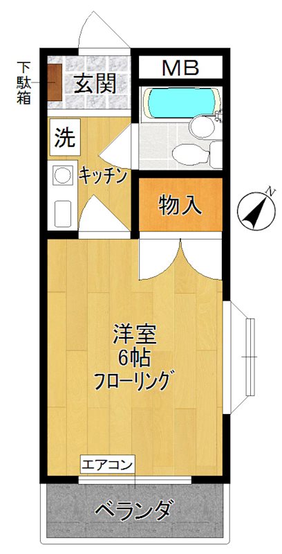 第一清水ビル 間取り図