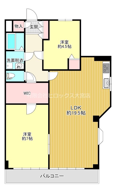 ライオンズレジデンス 201号室 間取り