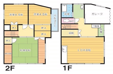 富士見一丁目戸建 間取り