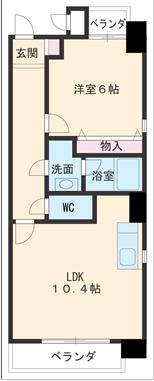 愛知県名古屋市北区金城２丁目 間取り