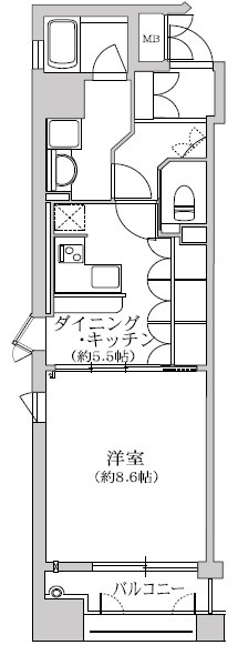 大阪府大阪市西区立売堀４丁目 間取り