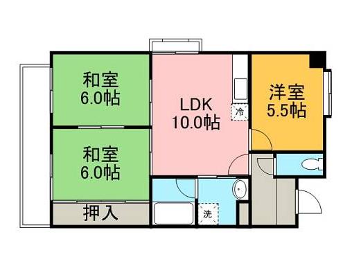 愛知県名古屋市北区山田２丁目 間取り