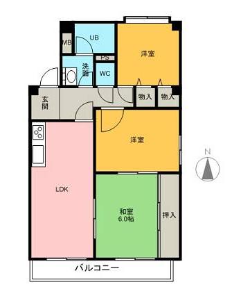 愛知県名古屋市西区八筋町 間取り
