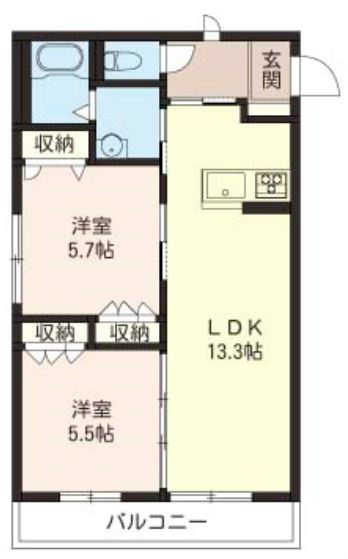 アンソナード 間取り