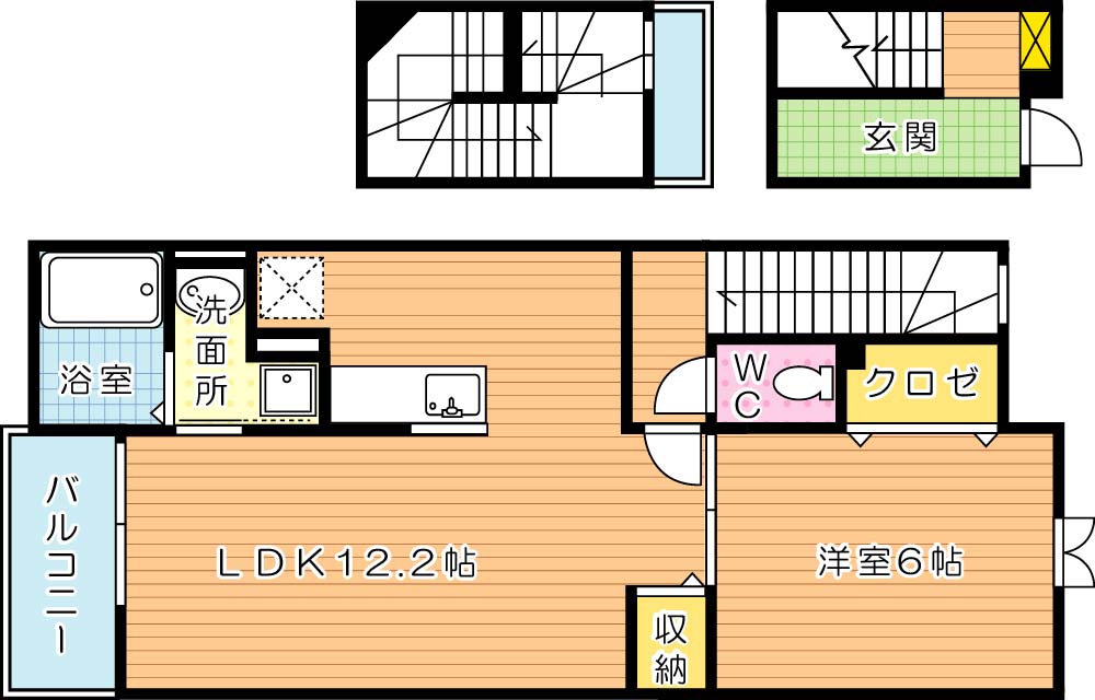 ティーダ安在野 間取り図