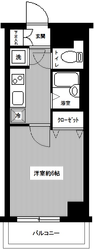 サンテミリオンお茶の水 0502号室 間取り