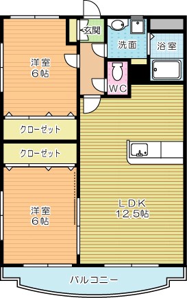 ユーミーマンション高野 101号室 間取り