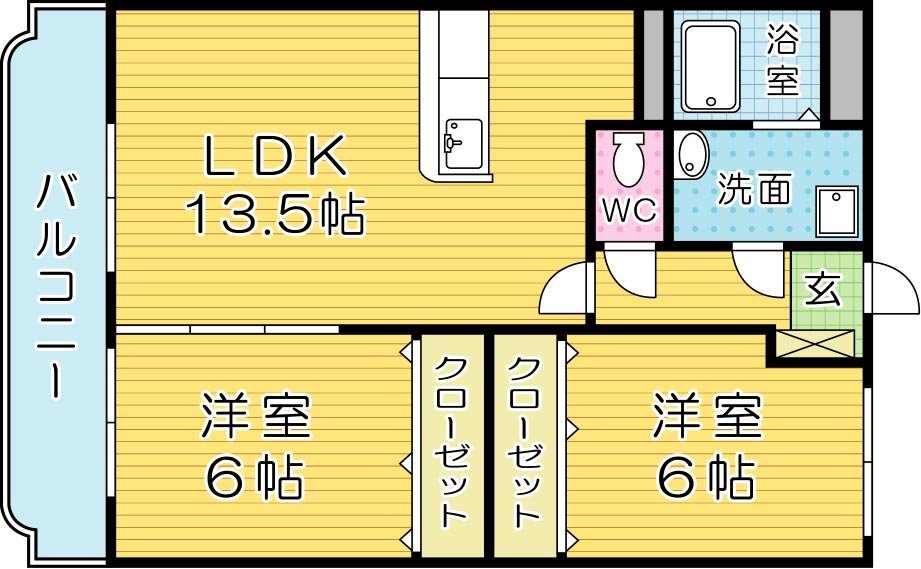 ユーミーマンション高野 302号室 間取り