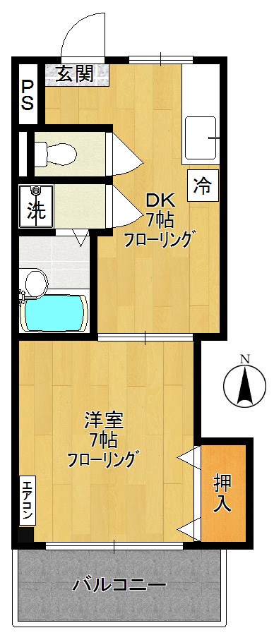 野村ビル 302号室 間取り