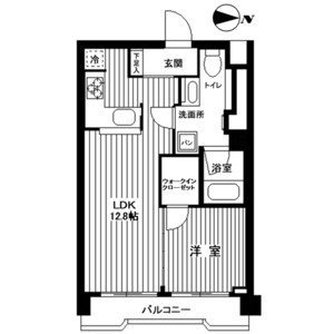 ライオンズマンション三宿 0523号室 間取り