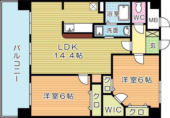 ラアヴェニール 間取り図