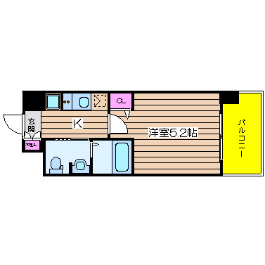 エスリード南堀江リバーサイド 間取り