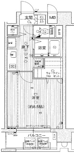 大阪府大阪市西区西本町３丁目 間取り