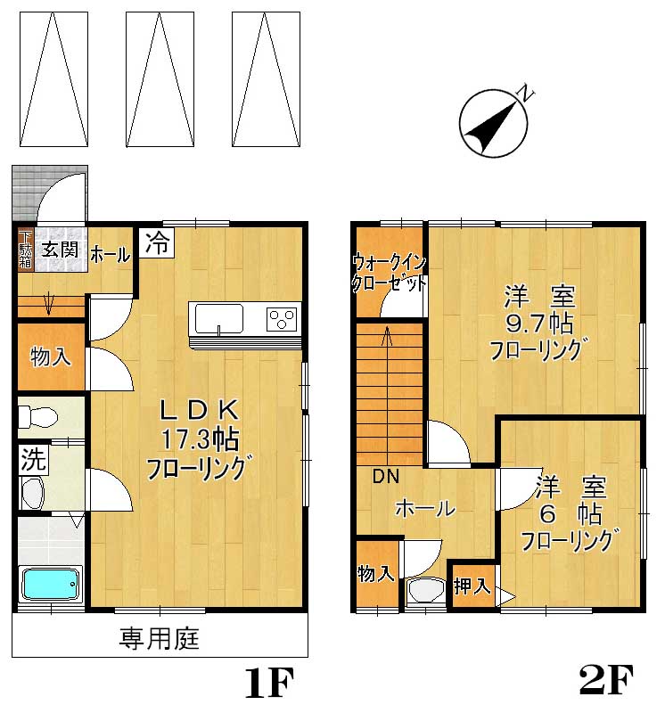 ハウス上原 間取り図