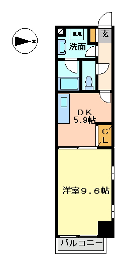 愛知県名古屋市東区東桜２丁目 間取り