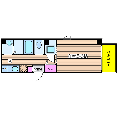 大阪府大阪市中央区南船場２丁目 間取り