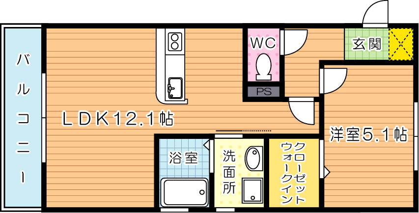 D-K house 間取り図