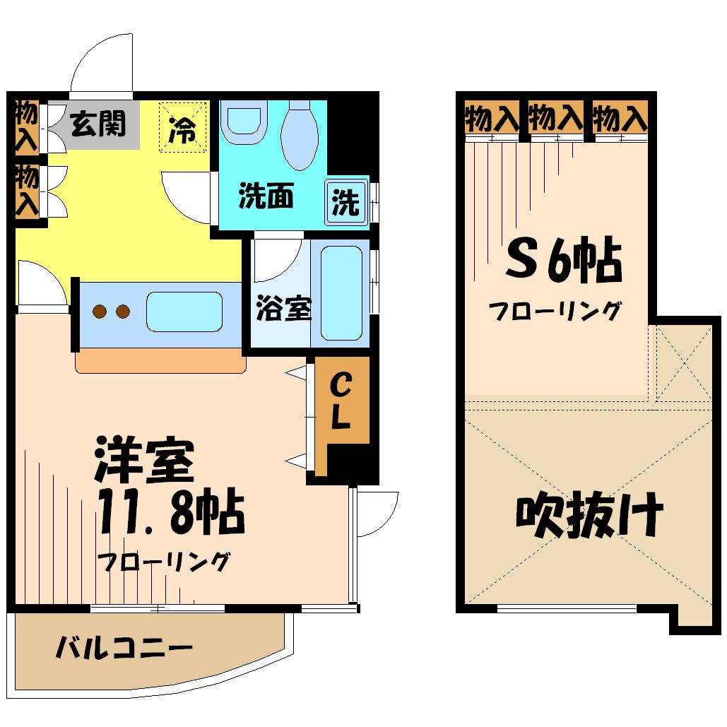 つつじヶ丘エクセルハイツⅣ 間取り