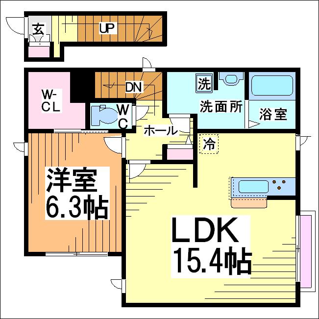 アレグーリア吉祥寺Ⅱ 間取り