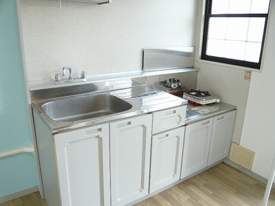 蓮見育英センターD棟 キッチン