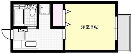 蓮見育英センターG棟 X01~X06号室 間取り