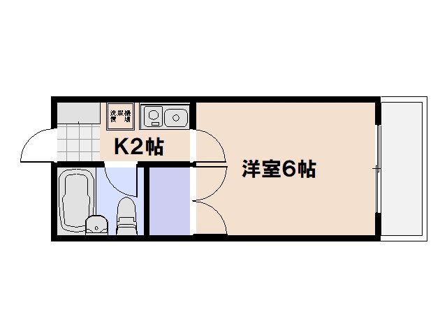 カーサ駅前 302号室 間取り