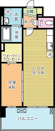 ラアヴェニール 102号室 間取り